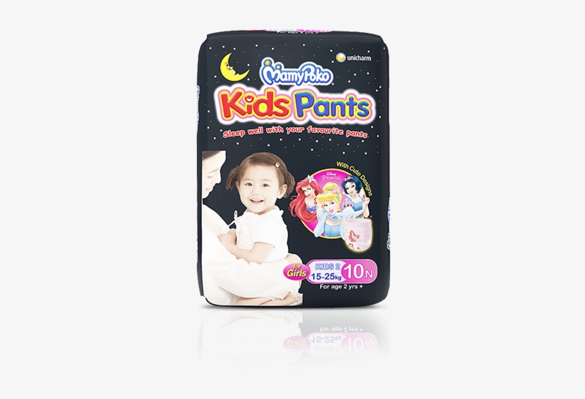 Mamypoko Kids 2 Pants 15-25kg For Girls - Mamy Poko Kids Pants Girls 15-25kg 10s, transparent png #1997497