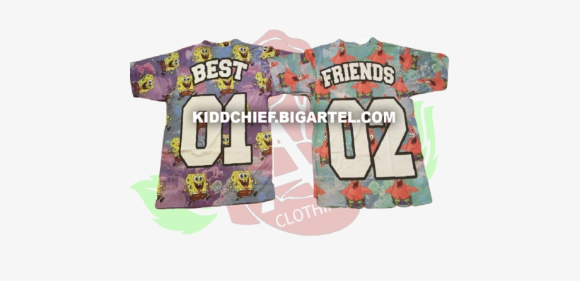 Fab Patrick Best Friend Jersey - Best Friend Shirts Spongebob, transparent png #1997550