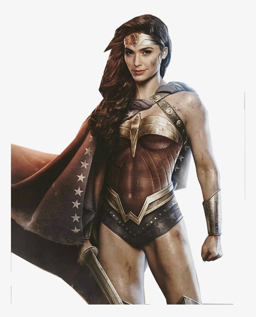 Gald Gadot Wonder Woman Fan Art Transparent By Blackrangers123 - Gal Gadot As Wonder Woman Transparent, transparent png #1997750