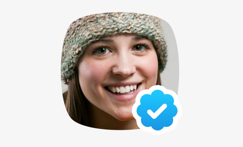 Twitter User Avatar Showing A Verified Badge On The - Verified Badge, transparent png #1997769