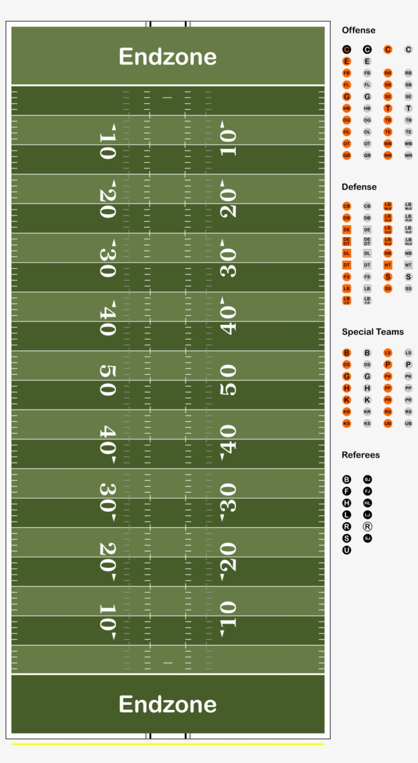 Open - American Football Field, transparent png #1997934