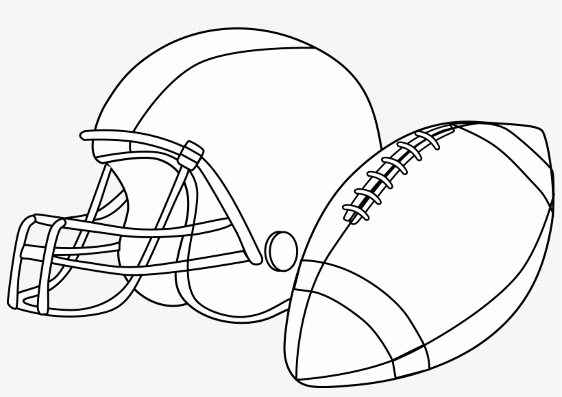 Football Field At Getdrawings Jpg Freeuse Stock - Football And Helmet Clipart, transparent png #1997935