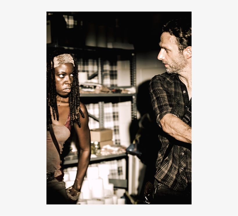 The Walking Dead, Andrew Lincoln, And Rick Grimes Image - Danai Gurira Y Andrew Lincoln, transparent png #1998051