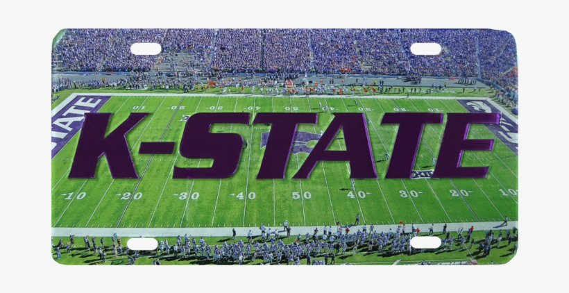 K-state Football Field Wincraft Mirror License Plate - K State Football Logo, transparent png #1998078