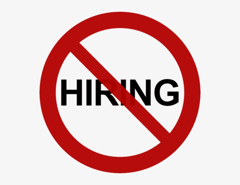 Image Of Word 'hiring' Behind A Red Circle With A Line - Limite Di Velocità 120, transparent png #1998647