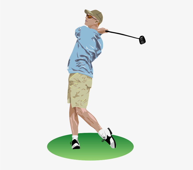 Golf, Golfer, Playing, Player, Sports, Man, Golfing - Golf Clipart Png, transparent png #1998836