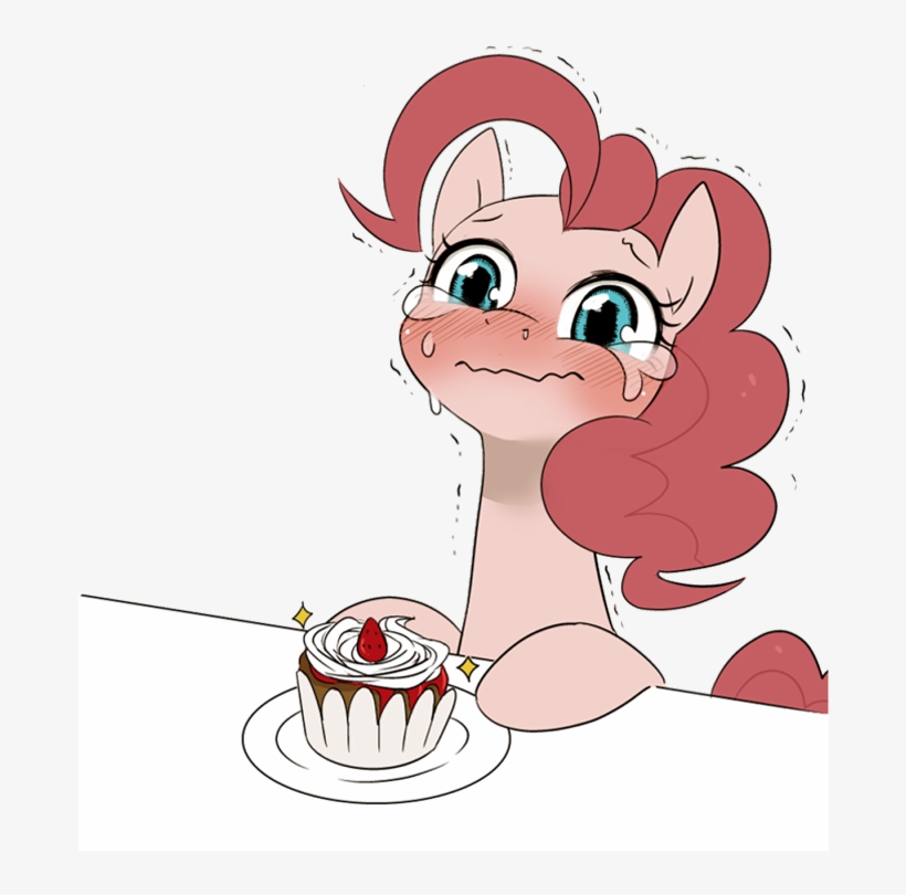 Umeguru, Crying, Cupcake, Cute, Earth Pony, Female, - Pinkie Pie Cry Arts, transparent png #1999376