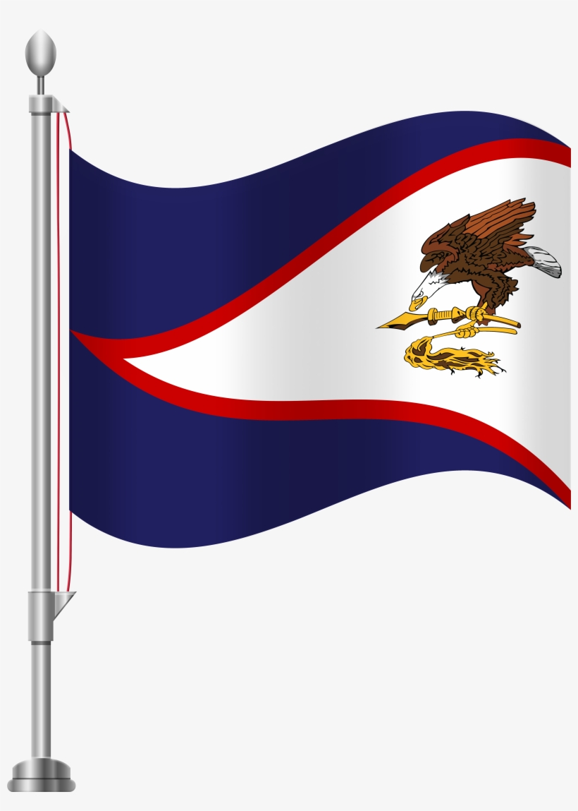 American Samoa Flag Png Clip Art, transparent png #1999953