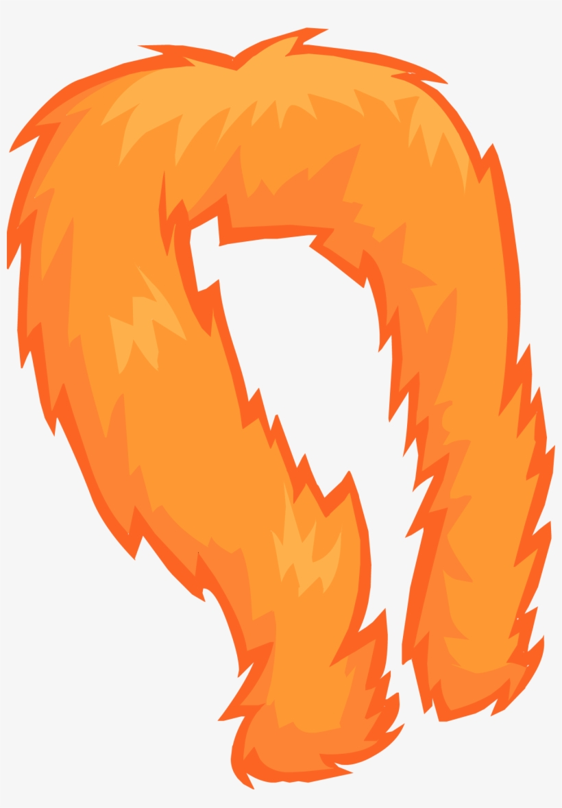 Orange Boa - Club Penguin Boa, transparent png #1999955