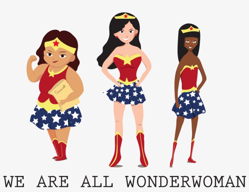 8-3 We're All Wonderwoman - Wonder Woman, transparent png #20014