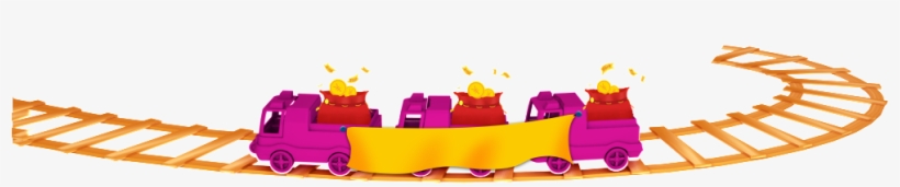 Cartoon Cute Little Train Png - Track, transparent png #20170