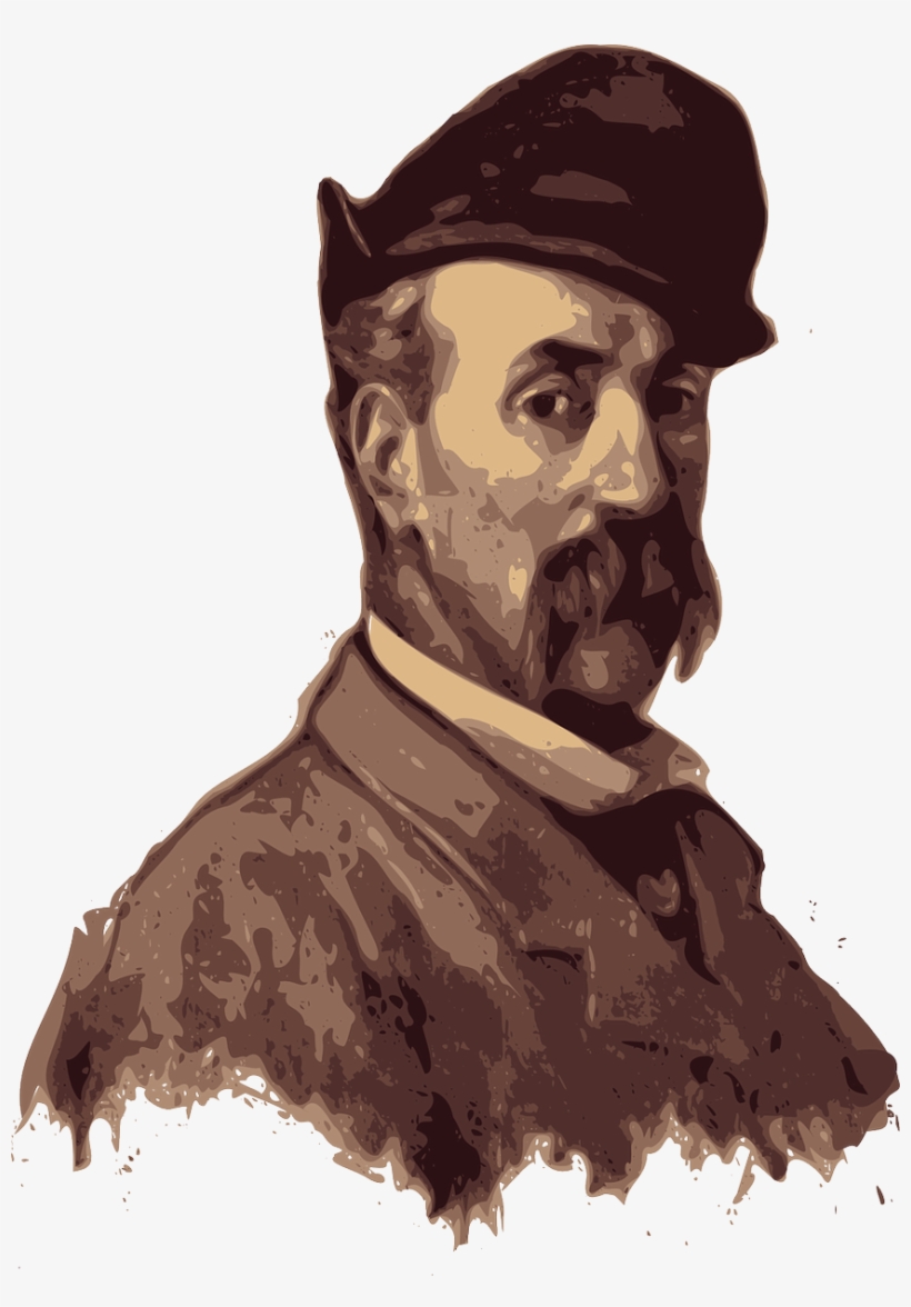 People, Man, Face, Old, Adult, Person, Male, Mustache - Giovanni Fattori, transparent png #20587