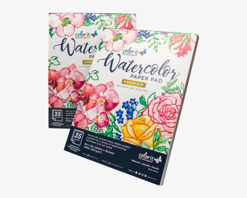 Watercolor Paper Pads 9"x12\ - Watercolor Painting, transparent png #20647