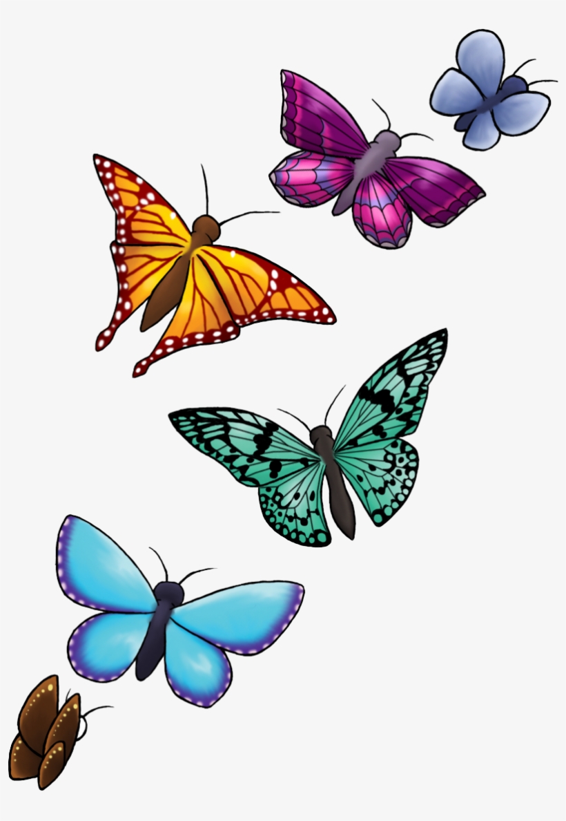 Butterfly - Butterfly Designs Png, transparent png #20651