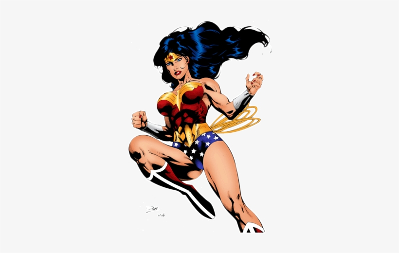 Life In The Day As Wonder Woman - Wonder Woman Cartoon Comic, transparent png #20674