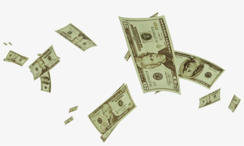 Money Rain Png Banner Free - Money Rain Png, transparent png #20816