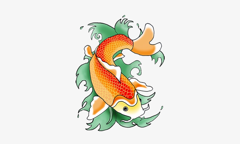 Svg Black And White Stock Color Koi Fish Clipartfest - Clipart Koi Fish Png, transparent png #21094