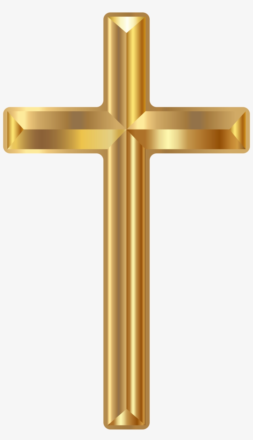 Gold Cross Png, transparent png #21115