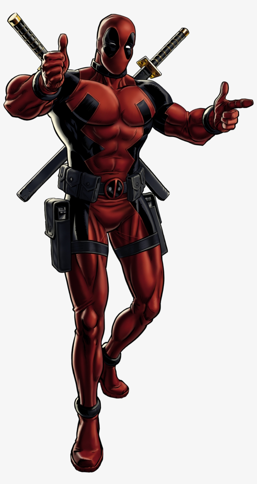 Deadpool Portrait Art - Marvel Avengers Alliance Deadpool, transparent png #21207