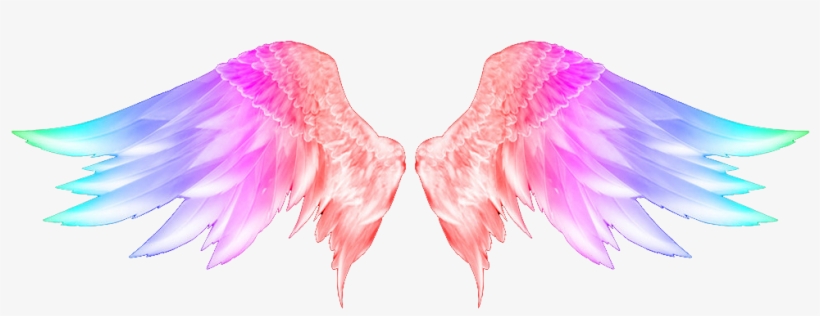 Report Abuse - Colorful Angel Wings Tattoo, transparent png #21230