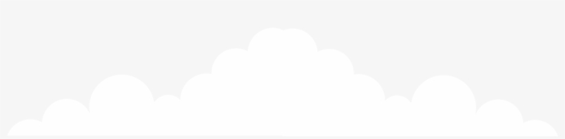 Cloud Divider - Cloud White Flat Png, transparent png #21367