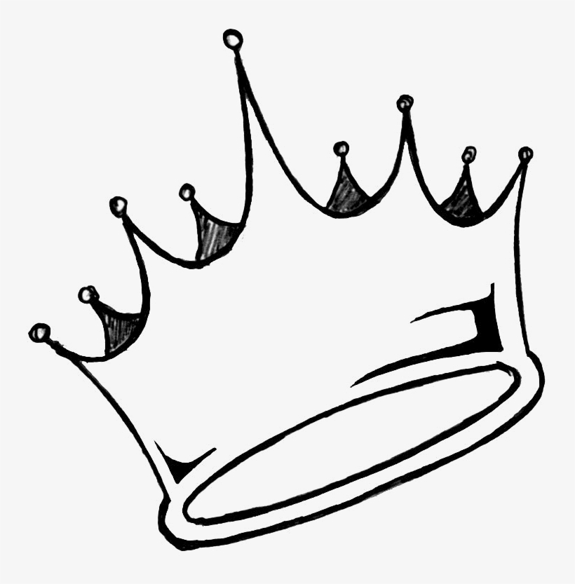 Thug Life Crown Png Pic - Crown Drawing, transparent png #21502