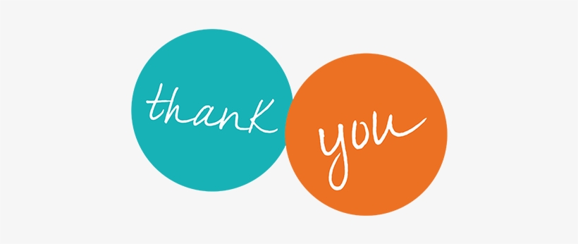 Thank You - Thank You Blue And Orange, transparent png #21677