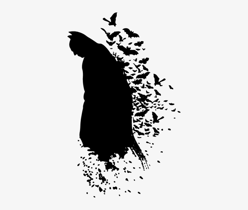Afficher L'image D'origine - Batman Begins Silhouette, transparent png #21992