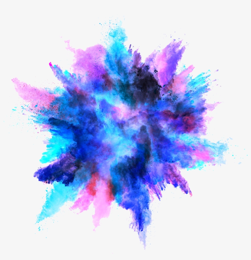 Free Png Blue Color Powder Explosion Png Images Transparent - Color Powder Explosion Png, transparent png #22139