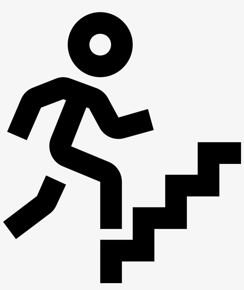 The Icon For "wakeup Hill On Stairs" Shows The - Stairs, transparent png #22253
