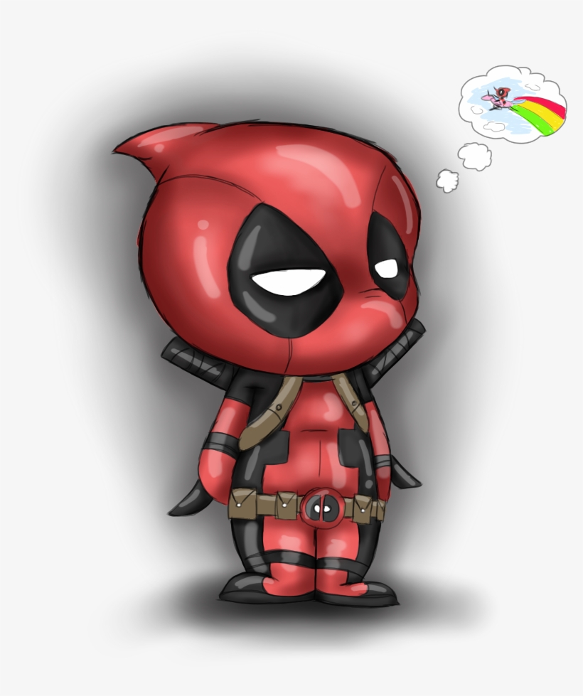 Ballpoint Drawing Deadpool Picture Royalty Free Library - Deadpool Chibi Cute, transparent png #22439