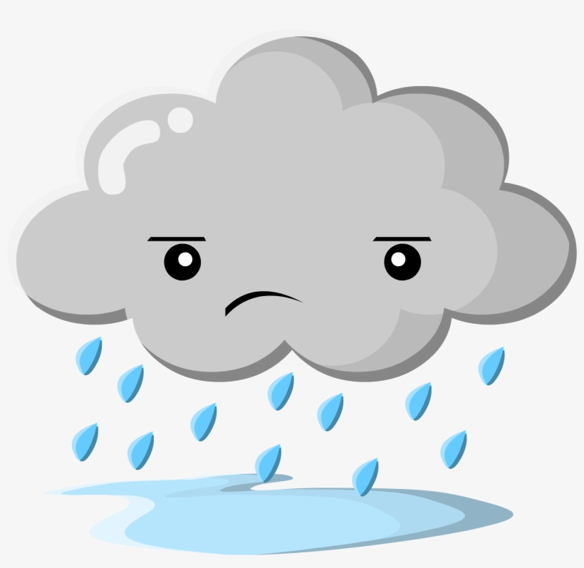 Rain Cloud Clipart Free Transparent Png Download Pngkey