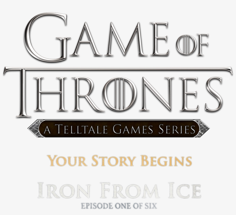 Game Of Thrones Logo Png Image - Game Of Thrones Telltale Games Logo, transparent png #22540