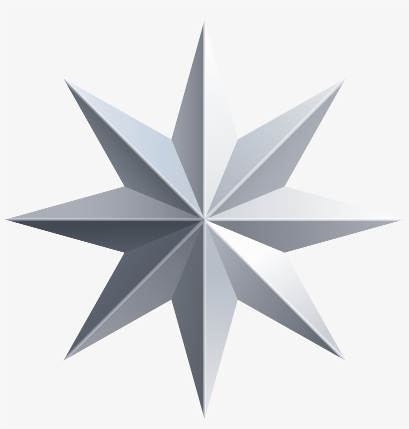 Silver Star Transparent Png Image - Silver Star Png, transparent png #22601