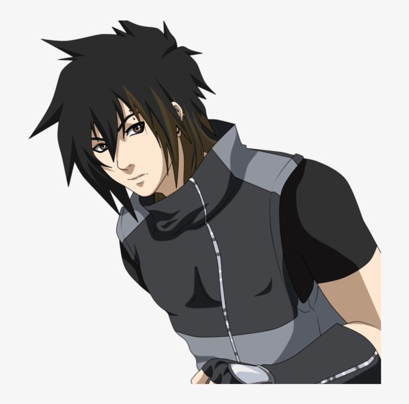 Kouwa - Naruto Oc Black Hair, transparent png #22863
