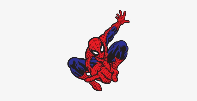 Download Spiderman Logo Man Vector, Free Vector Graphics, - Logo Spiderman, transparent png #23137