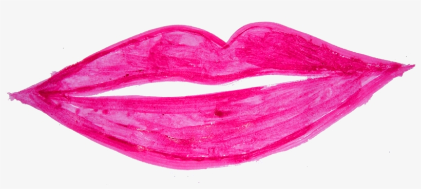Watercolor Lips Png - Watercolor Painting, transparent png #23177