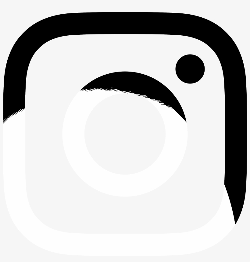 Instagram 2016 Logo Black And Ahite - Clip Art, transparent png #23294