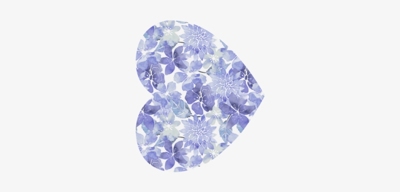 Previous Next - Blue Green Watercolor Flower Pattern Beach Towel, transparent png #23296