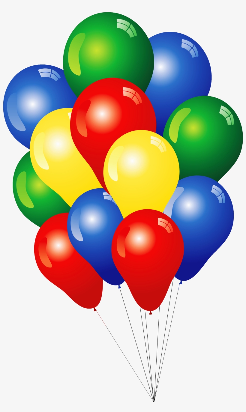 Balloon - Multicolored Balloons, transparent png #23360