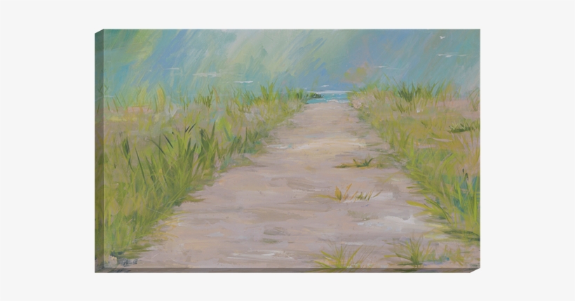 Beach - Gallery Wrap - Giclee Print: Beach Path By Terri Einer : 36x48in, transparent png #23361