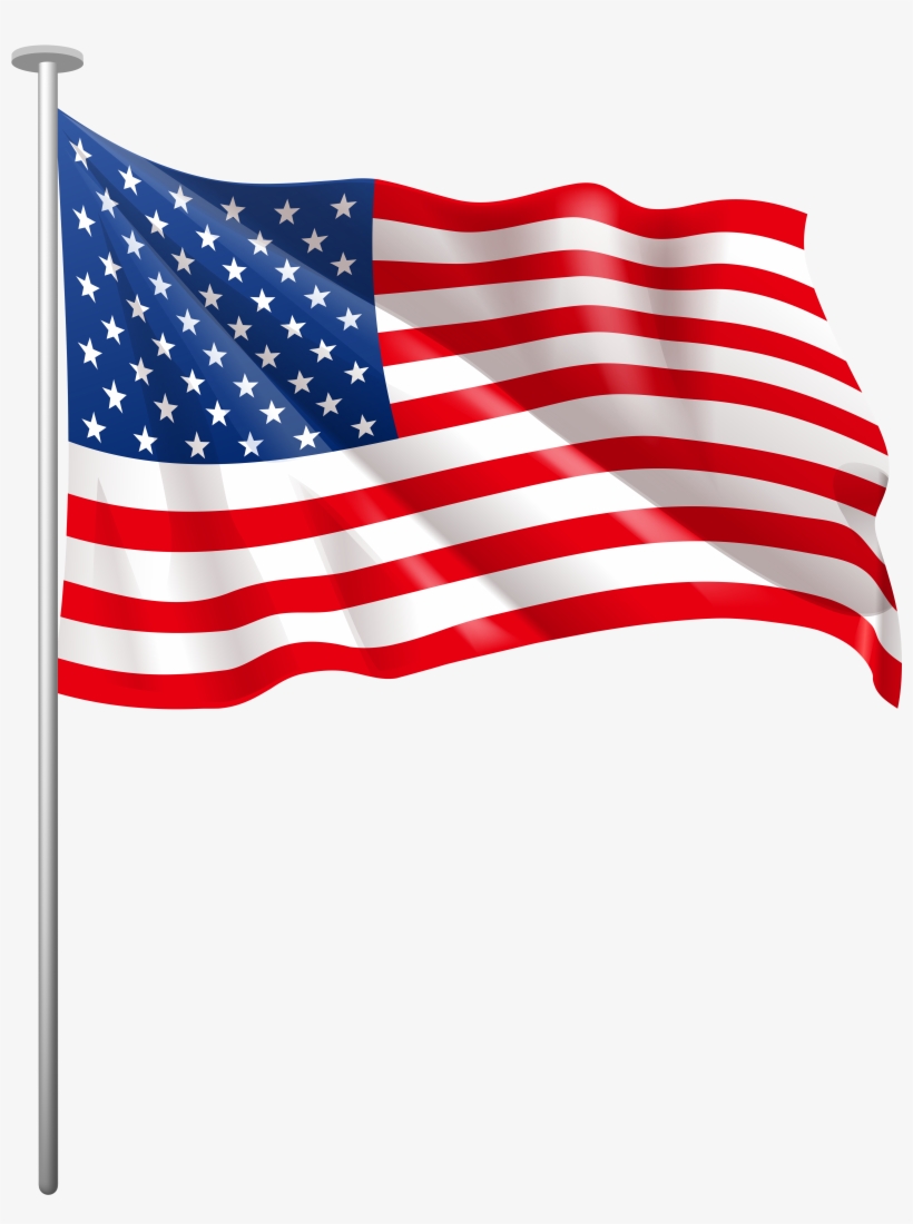 Us Flag American Flag Usa Clipart Png - Usa Flag Clipart Png, transparent png #23402