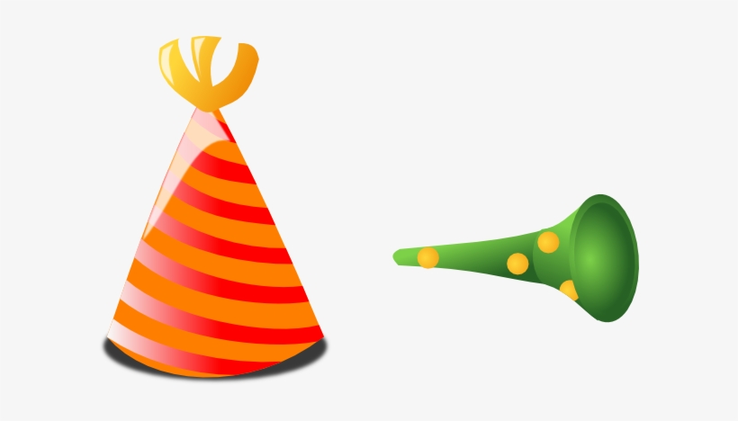 Happy Birthday Hat Png - Birthday Horn Png, transparent png #23549