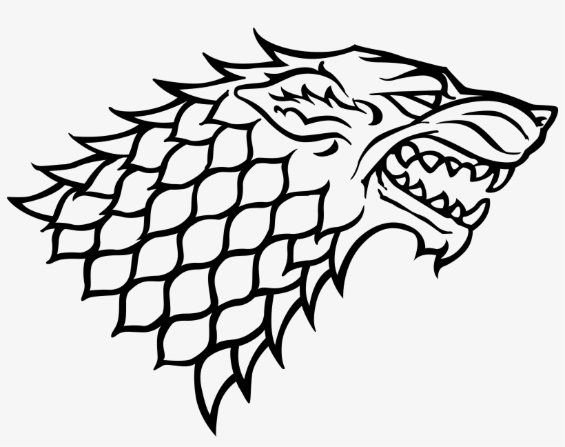 Stark - Game Of Thrones Stark Logo, transparent png #23580