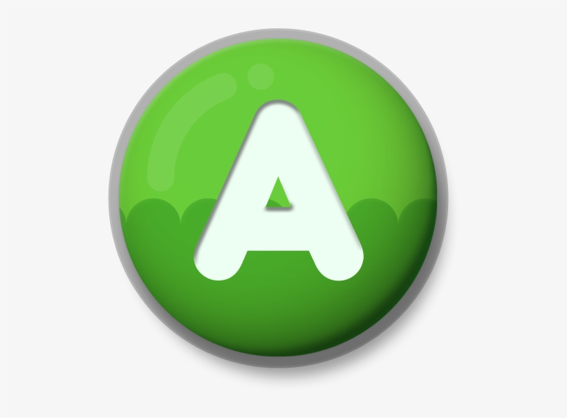 Nick Jr Alphabet Buttons, transparent png #24293