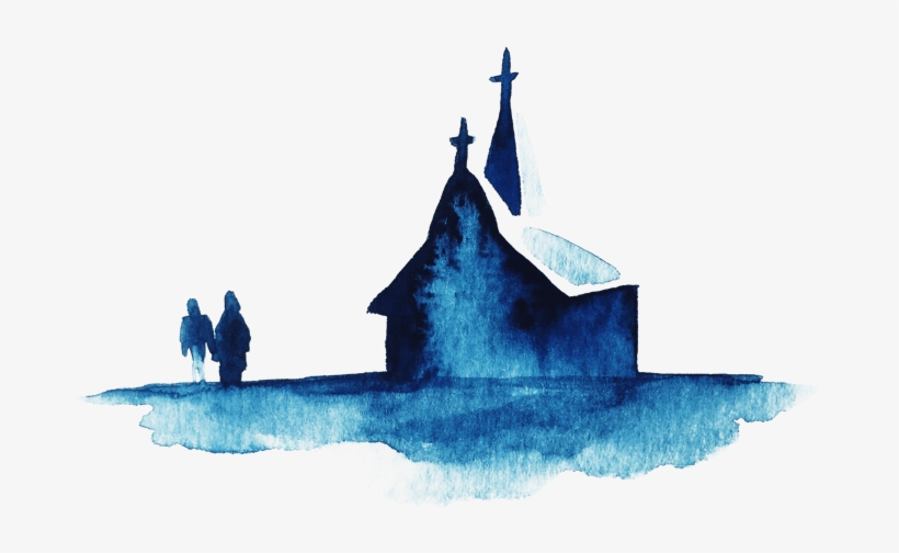 Domestic Violence And The Australian Church / Safer - Watercolor Church Png, transparent png #24319