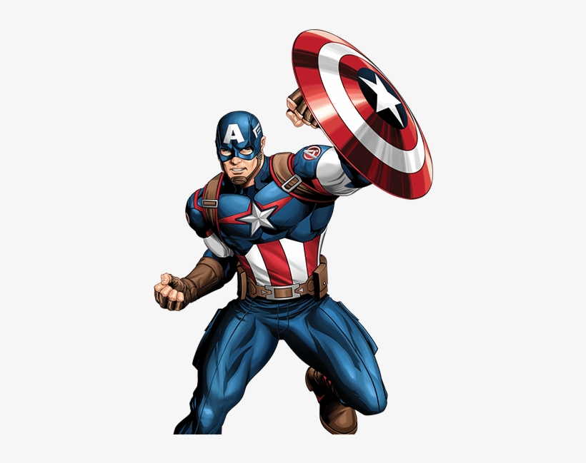 Picture Royalty Free Library Clipart Captain America - Captain America Avengers Comic, transparent png #24365