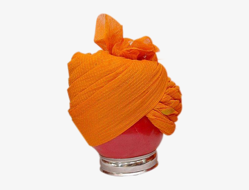 Rajasthani Turban - Indiacraftshoppe Marwadi Kesriya Royal Marriage Safa, transparent png #24410