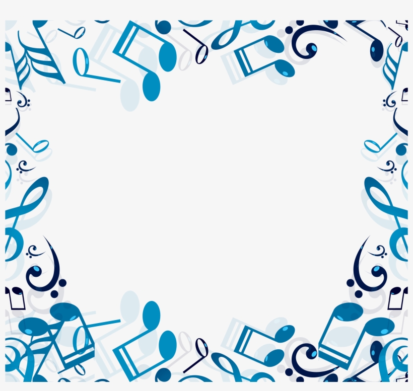 Musical Note Clip Art - Border Clip Art Music, transparent png #24489