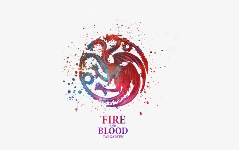 Bleed Area May Not Be Visible - House Targaryen Sigil Svg, transparent png #24684